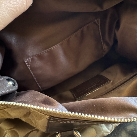 Coach Ashley Signature Satin Satchel Bag - Picture 7 of 7